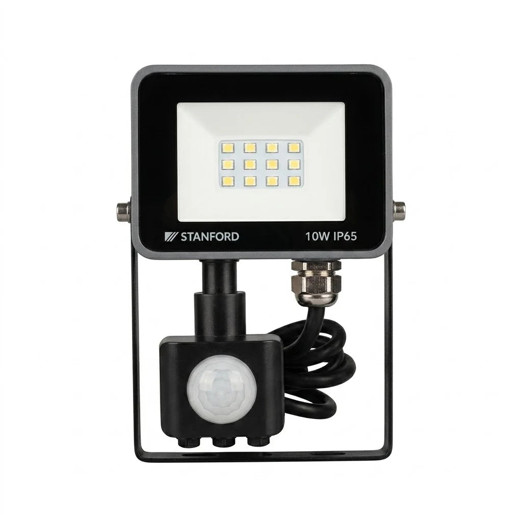 Proyector LED Slim 10W Luz Fria Con Sensor Stanford