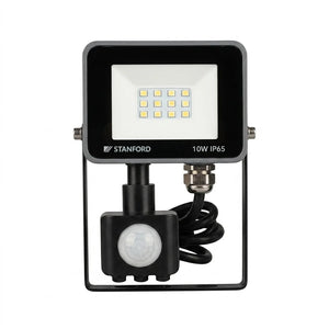 Proyector LED Slim 10W Luz Fria Con Sensor Stanford