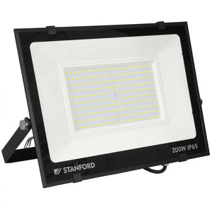Proyector LED Slim Negro 200W Luz Fria Ip65 Stanford