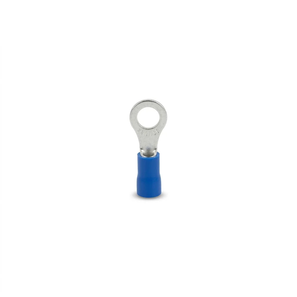 Terminal Anillo Azul 14-16AWG 6,4mm Bolsa 10Un Lexo