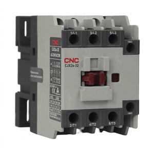 Contactor Trifásico Cjx2S 18A Bobina 220V 1No 1Nc CNC