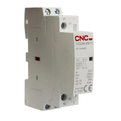 Contactor Modular 1P 25A Bobina 220V 1No 1Nc CNC