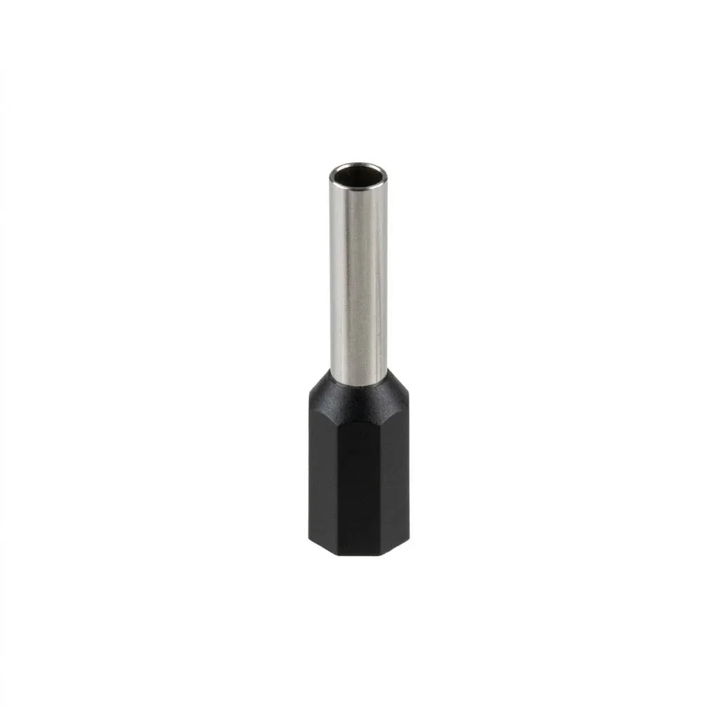 Terminal Ferrul Aislado 16AWG 1,5mm Negro Bolsa 100Un CNC