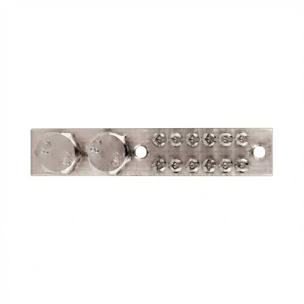 Barra Terminal Estañada 2x6P MERU