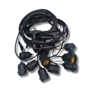 Guirnalda Exterior Soquet E27 10m IP65 Vellmax
