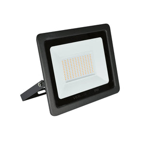 Proyector LED 100W Negro Luz Cálida 2700K IP65 Verlux