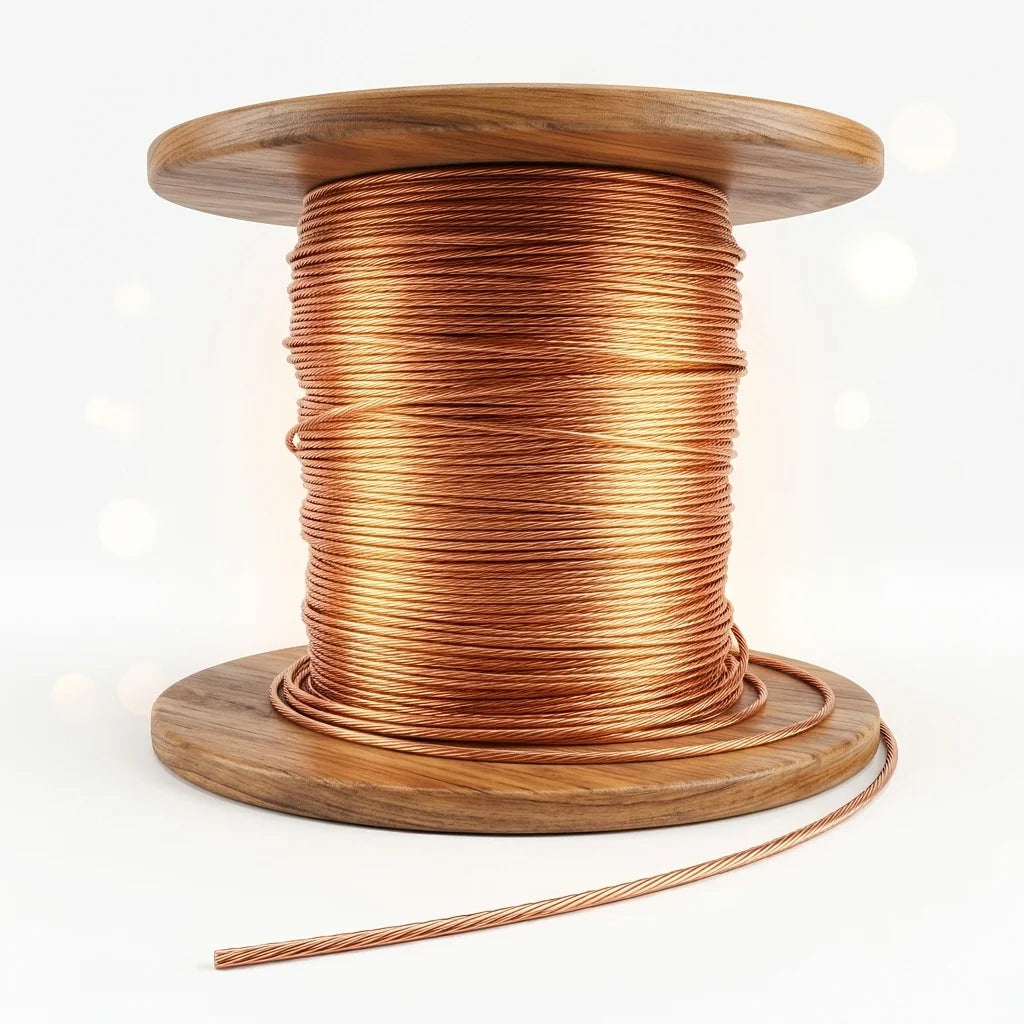 Cable de Cobre Desnudo 8AWG 7 Hebras Ecocables
