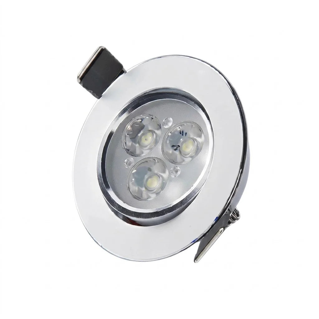 Foco LED Embutido Redondo 1W Luz Fría 6500K Faretto