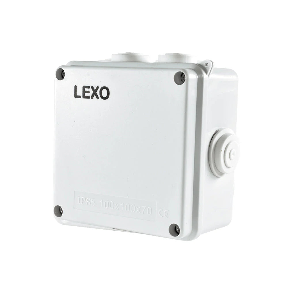 Caja Estanca con Salida 100x100x70mm Lexo