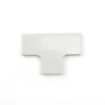 Conexión T para Canaleta PVC 20x10mm Blanca
