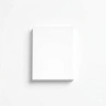 Unión Plana para Canaleta PVC 20x10mm Blanca