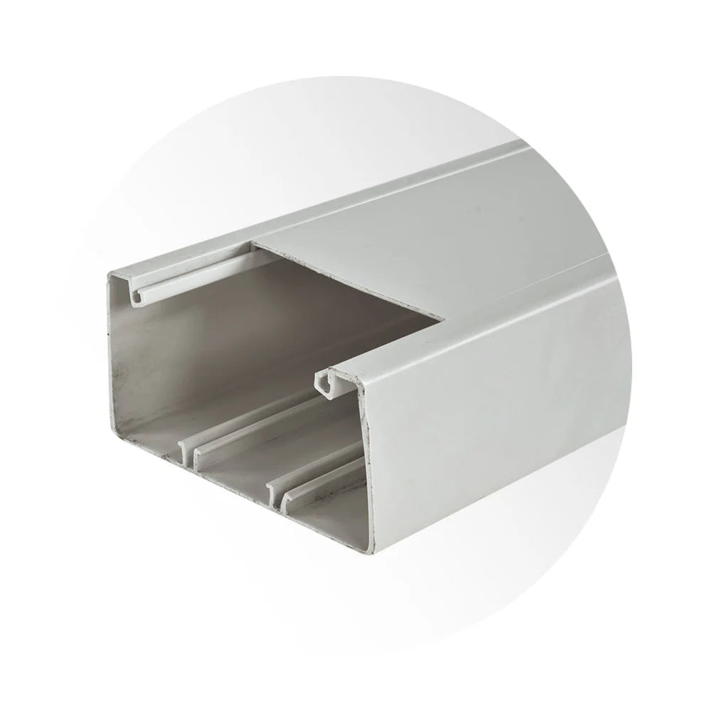 Canaleta PVC 100x50mm Blanca 2m Lexo