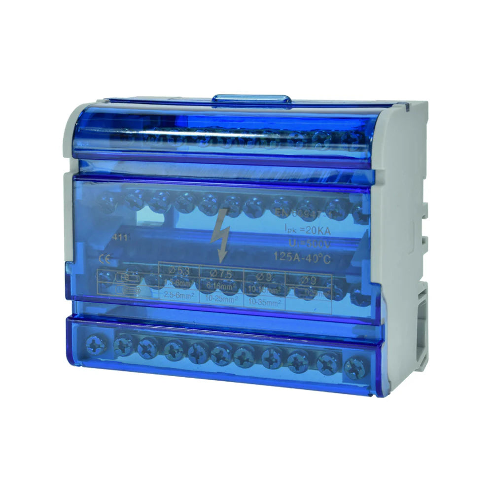 Repartidor Tetrapolar 125A 11 Polos Lexo