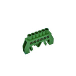Barra de Bronce Aislada Verde 6 Polos Lexo