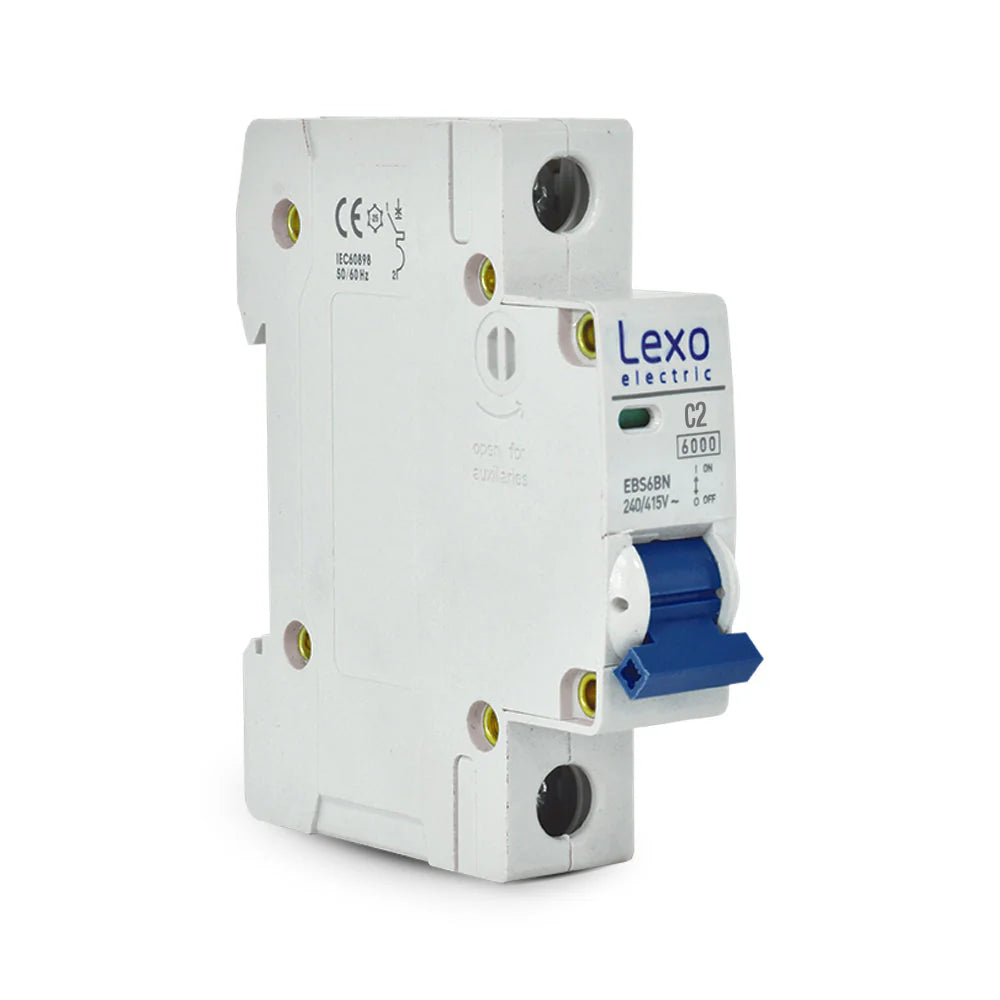 Interruptor Automático 6kA C 1x2A Lexo
