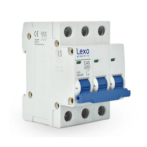 Interruptor Automático 6kA C 3x40A Lexo
