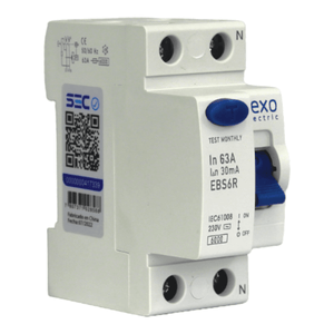 Interruptor Diferencial 2x63A 30mA Lexo