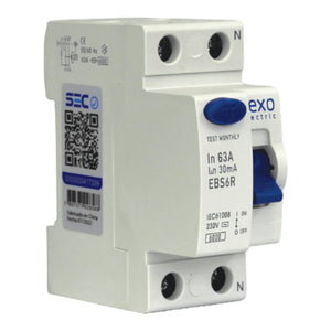Interruptor Diferencial 2x63A 30mA Lexo