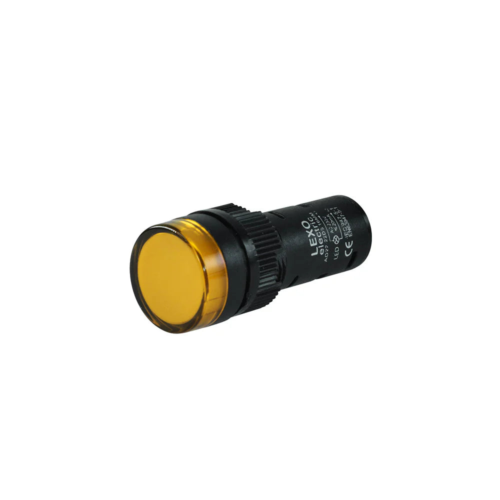 Luz Piloto LED Amarilla Ad22-22Ds 16mm Lexo