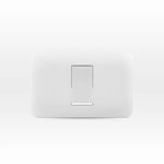 Interruptor Simple 9/24 10A Sobrepuesto Blanco Armado Lexo
