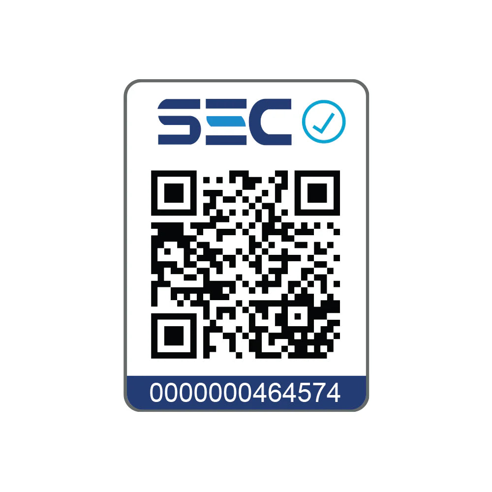 Enchufe Toma Corriente Simple 10A 250V Blanco Armado Lexo - Código QR