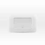 Interruptor Pulsador Timbre Teclon 73mm 10A 250V Blanco Arm Lexo