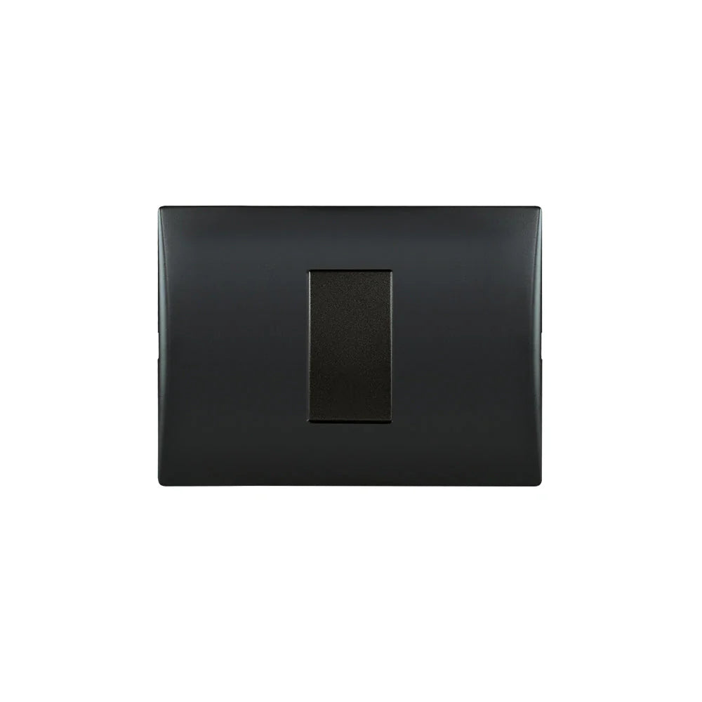 Interruptor Andes Simple 9/12 10A 250V Black Armado Lexo