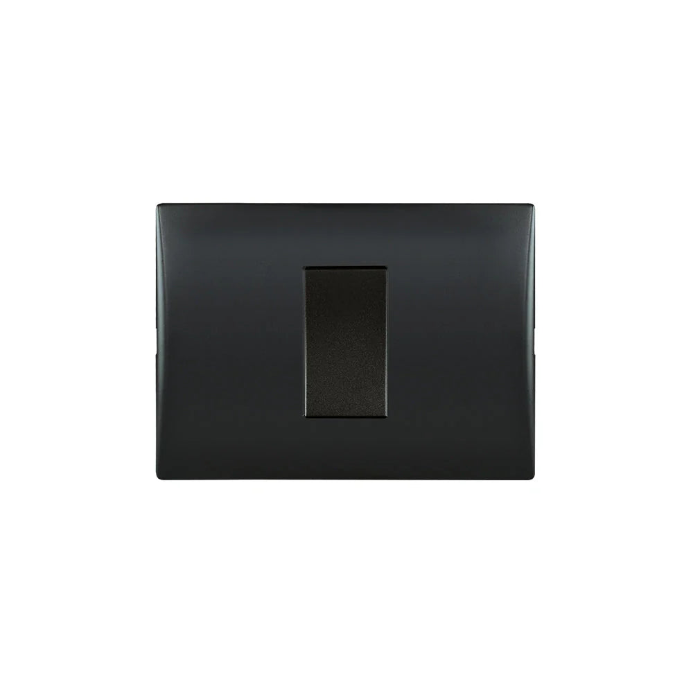 Interruptor Andes Simple 9/24 10A 250V Black Armado Lexo