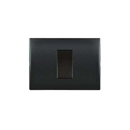 Interruptor Andes Simple 9/24 10A 250V Black Armado Lexo