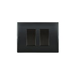 Interruptor Andes Doble 9/15 10A 250V Black Armado Lexo