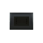Enchufe Toma Corriente Andes Duplex 10A 250V Black Lexo