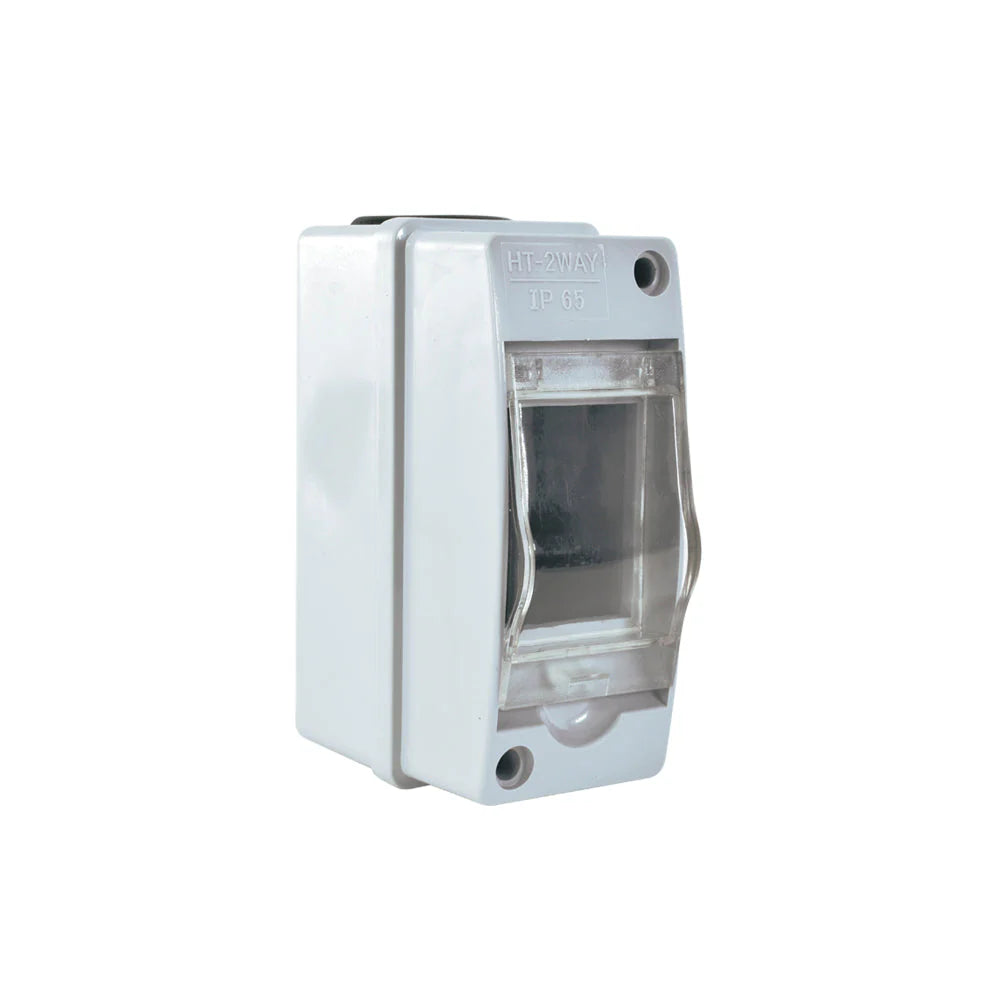 Tablero Exterior Sobrepuesto 2 Polos Estanco IP65 Lexo