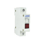 Luz Piloto LED Roja para Riel DIN 35mm 220V Lexo