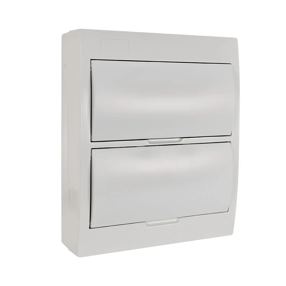 Tablero Sobrepuesto Lh Tapa Color Blanco 24 Polos IP41 Lexo