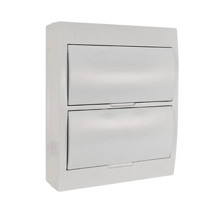 Tablero Sobrepuesto Lh Tapa Color Blanco 24 Polos IP41 Lexo