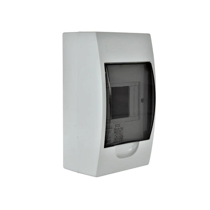 Tablero Sobrepuesto Lh Tapa Color Humo 4 Polos IP41 Lexo