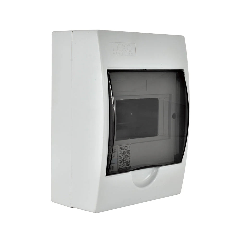 Tablero Sobrepuesto Lh Tapa Color Humo 6 Polos IP41 Lexo