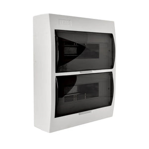 Tablero Sobrepuesto Lh Tapa Color Humo 24 Polos IP41 Lexo