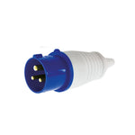 Enchufe Industrial Macho Volante 16A 2P+T 220V IP44 Lexo