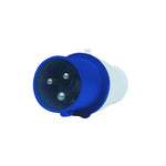 Enchufe Industrial Macho Volante 32A 2P+T 220V IP44 Lexo