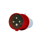 Enchufe Industrial Macho Volante 32A 3P+T 380V IP44 Lexo