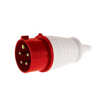 Enchufe Industrial Macho Volante 32A 3P+N+T 380V IP44 Lexo