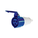 Enchufe Industrial Hembra Volante 16A 2P+T 220V IP44 Lexo