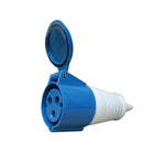Enchufe Industrial Hembra Volante 32A 2P+T 220V IP44 Lexo