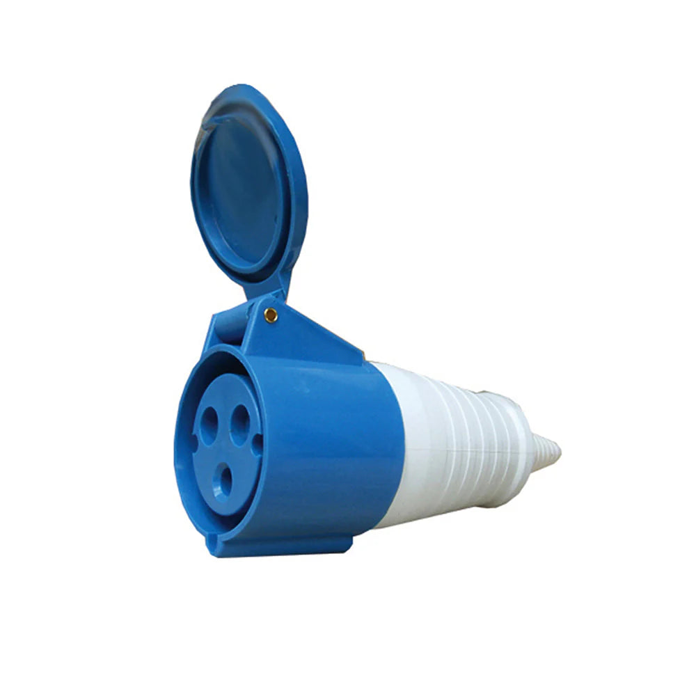 Enchufe Industrial Hembra Volante 32A 2P+T 220V IP44 Lexo