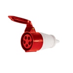 Enchufe Industrial Hembra Volante 32A 3P+N+T 380V IP44 Lexo