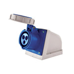 Enchufe Hembra Sobrepuesto 16A 2P+T 220V IP67 Lexo