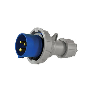 Enchufe Industrial Macho Volante IP67 16A 220V 2P+T Lexo