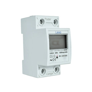 Analizador de Red 5(60A) Riel DIN Lexo - 2