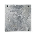 Caja Metálica Galvanizada en Caliente 100x100x65mm